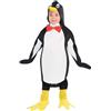 amscan 84715-55 - Costume da pinguino con cappuccio per bambini, età: 4-6 anni