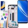 HLYGZX Display di ricambio per Xiaomi Mi 10 Lite 5G LCD, schermo TFT, M2002J9G M2002J9S XIG01 Display Touch Digitizer Assembly Kit di riparazione (Nero con cornice)