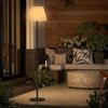 Amdelne Lampada da Terra Solare per Esterni, Senza Fili, USB con Batteria Ricaricabile, Telecomando RGB da Giardino, Dimmerabile, Sensore di luce, IP65, H-147 cm