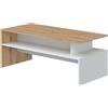 Habitdesign Tavolino da salotto Lyra Rovere Nody E Bianco Artik 108x43 Cm Sala Da Pranzo Moderno Stile Contemporaneo