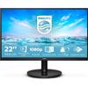 Philips Monitor 21.5 (22) Philips 221V8/00 LED Full HD 16:9 VA HDMI VGA 75 Hz