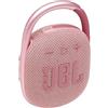 JBL CLIP 4 Speaker Bluetooth Portatile, Cassa Altoparlante Wireless con Moschettone Integrato, Design Compatto, Resistente ad Acqua e Polvere IPX67, fino a 10 h di Autonomia, USB, Rosa