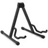 TIGER GST7-BK Supporto universale pieghevole per chitarra A-Frame per chitarra elettrica, acustica, classica e basso