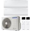 Samsung CONDIZIONATORE SAMSUNG CEBU S2 DUAL SPLIT 9000+12000 BTU INVERTER R32 AJ040 A+++ WIFI
