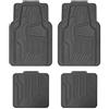 Goodyear GOD9017 1 Set Di Tappetini In Gomma, 4 Pezzi Ritagliabili, Nero (America)