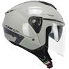 CGM Casco Jet per Moto CGM 126G Iper City Grigio Bigio