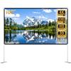 Does not apply 100" Schermo Proiettore, 4K HD 16:9 Schermo Proiettore Con Supporto Portatile, P