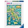 Ravensburger - Puzzle Tour dei Vini d'Italia, 1000 Pezzi, Puzzle Adulti e Ragazzi, Idea Regalo per Lei o Lui, 70x50 cm