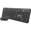TRUST ODY tastiera RF Wireless Tedesco Nero