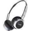 iKF -R1 Cuffie retrò Bluetooth 5.4 Hi-Fi Sound Custom EQ via App Tempo di riproduzione 60H Vestibilità comoda Connessione multipunto Cuffie vintage leggere (nero)