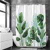 Loti Living Tenda Doccia 180 x 200 cm - Resistente alla Muffa e all'Acqua - Tessuto in Poliestere - Con Bordo Ponderato - Tenda Vasca da Bagno - Ganci Inclusi - Strelitzia