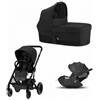 Cybex Trio Balios S Lux Moon Black con Cloud G Moon Black di Cybex