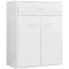 vidaXL Credenza Bianco Lucido 60x30x75 cm in Truciolato