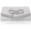 HuiYStar Borse da sera per Donne Pochette con Fiocco Scintillante Borsa da Sposa Glitter Rhinestone Party Prom Pochette Eleganti