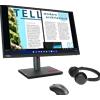 Lenovo Monitor ThinkVision P24h-30 23.8 + Cuffie Stereo Bluetooth + Mouse Bluetooth Ricaricabile - P24BUNDLEIT