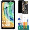 SRJTEK Incell - Schermo di ricambio per Samsung Galaxy S8 LCD per Samsung Galaxy S8 Display per SM-G950F SM-G950U Digitizer Touch Screen Assembly Parte di riparazione con telaio (non per S8 Plus)