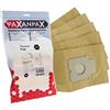 Paxanpax VB450 - Sacchetti di carta compatibili per Panasonic 'C20E' MCC, MCCG, serie Cilindro MCE (confezione da 5), marrone