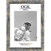 Online-GalleryKing OGK - Cornice portafoto in legno, 15 x 20 cm, colore blu, oro, argento, foto, poster, puzzle, galleria, cornice