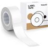 MakeID L1 Nastro per Etichette, 12 mm x 35 mm Ricariche Impermeabili Laminate Adesive Personalizzate per Ufficio Casa Etichette Adesive Termiche di Ricambio