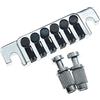 KAISH Chitarra elettrica TP-6 Style LP Bridge Stop Bar Vintage anni '70 ponte portacorde con accordatori fini/borchie per chitarre elettriche LP Les Paul/SG/ES cromato