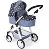 Bayer Chic 2000 - Passeggino per bambole Nele, passeggino combinato 2 in 1 per bambini dai 3 agli 8 anni, passeggino per bambole con navicella trasformabile, passeggino per bambole fino a 50 cm di
