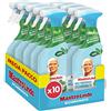 Mastro Lindo Detersivo Bagno, Anticalcare Liquido, 10 Confezioni (12 x 930ml), Freschezza Ambi Pur, Tecnologia Anti-Goccia, Rimuove fino al 100% di Residui di Sapone e Calcare, Doppia Potenza