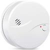 HEIMAN Rilevatore di fumo con 10 anni batteria, VdS, BOSEC, EN14604, allarme antincendio certificato CE, sensore fotoelettrico con allarme fumo di controllo automatico (1 Pezzi)