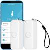 SENCKIT Sensore di movimento Wi-Fi: rilevatore di movimento intelligente PIR sensore di movimento a infrarossi per sistema di allarme e automazione domestica intelligente, App monitor remoto 2 pezzi