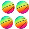 MAGIC SELECT 4 Palline in PVC Giocattolo per Bambini. Pallone da Pallavolo Gonfiabile con Arcoíris. Palla Morbida per Bambini. Pallone da Gioco, Parco, Piscina, Vacanze. Ø 23cm