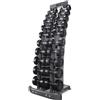 Titanium Strength Set manubri di gomma 2-20 kg e Rack Titanium Strength
