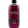 Millefiori Milano - Fragranza Ricarica per Diffusore a Bastoncini 500 ml, Grape Cassis - Profumatore Ambiente Raffinato con Note Fruttate e Intense