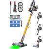 VACTechPro 60min/40kPa Aspirapolvere senza fili Potente V15MOPX Aspirapolvere lavapavimenti,8 in 1 Scopa Elettrica Senza Fili,rimuovere facilmente le macchie