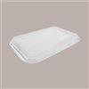 CONTITAL Coperchio Bombato in Polipropilene per Contenitore Oro Nero 2 Porzioni Eclipse e contenitore bianco terracotta 2 Porzioni 232x144H47mm PL221112 50 pezzi