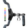 SLAH® Ultimate Litter Picker Tool - Bastone pieghevole da 81,3 cm con testa rotante a 360 gradi, ideale per adulti e bambini con disabilità, facile presa per spazzatura, leggero e resistente, grigio
