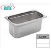 Bacinella Gastronorm GN 1 3 in acciaio inox, dim.mm.325 x 175 x 150 h