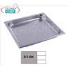 Bacinelle Gastronorm 2 3 in acciaio inox, dim.mm 353 x 325 x 40 h