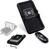 Riloer 2 in 1 tappetino di ricarica wireless per cruscotto con ricarica rapida QI Supporto per auto in silicone per iPhone X, iPhone 8, iPhone 8 PlDE, Samsung Galaxy S9 / S8 / S7e