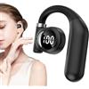 Generico Auricolare singolo sinistro, auricolari singoli wireless - Auricolari con display a LED Auricolari per l'orecchio sinistro Wireless - Elettronica per l'intrattenimento da donna e uomo con comfort per