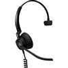 Jabra Engage 50 On-Ear Cuffia Mono - Cuffie con Cavo Digitale Certificate Microsoft con Cancellazione Passiva del Rumore per Softphone e Web Client - Cavo USB-C - Nero