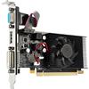Oikabio Scheda grafica HD7450 64Bit 2GB GDDR3 PCI-E 2.0 X16 Scheda video VGA DVI-I Compatibile con AMD Radeon HD 7450 2G 64bit