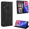 Jielangxin Cover per ASUS Zenfone Max PRO M2,Custodia in Pelle Custodia per ASUS Zenfone Max PRO M2 ZB631KL ZB630KL Custodia Case Cover Black