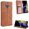 Jielangxin Cover per Samsung Galaxy Note 9,Custodia in Pelle Custodia per Samsung SM-N960F/DS Galaxy Note 9 / SM-N960U1 SM-N960W SM-N960F SM-N960N SM-N960D SM-N960U Custodia Case Cover Brown