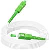 Speedoptic - Cavo Fibra Ottica SC/APC a SC/APC | Simplex Monomodale FTTH | Compatibile con TIM, Vodafone, Fastweb, WindTre, Tiscali (10 Metri)