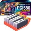 Bubprint 3 cartucce PGI-580 XXL compatibili con Canon PGI 580 PGBK XXL nero Pixma TR7550 TR8500 TR8550 TS6100 TS6150 TS6151 TS6250 TS705 TS8150 TS8151 TS8250 TS9150 0 TS91 55 TS9550 Multipack