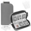 Eco-Fused Custodia per Memory Card - Compatibile con SDHC e Memory Card SD - 8 Pagine e 22 Slot - Panno per pulire in microfibra ECO-FUSED incluso
