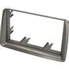 Audioproject A408 - Mascherina autoradio 2-DIN Compatibile con Fiat Panda (169) 2003-2012 Cornice autoradio Mascherina Telaio Adattatore Grigio/Nero