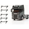 Herpa Staffa per lampada con luci di segnalazione per camion, 6 pezzi fedeli all'originale in scala 1:87, modellismo auto, accessori per modellismo, decorazione, accessori per modelli in miniatura in