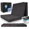 Beautissu Premium XL Materasso pieghevole 90x200 cm Letto per gli ospiti incl. Borsa - spessore extra 14 cm Materasso schiuma viscoelastica - elevato comfort lavabile Materasso - Antracite