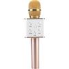 DRSYXCS Microfono senza fili per bambini adulti, Bluetooth Microfono con Voice Changer, Portatile Karaoke Mic Altoparlante Giocattolo Cantante Compatibile con iOS dispositivo Android per Party Home