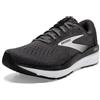 Brooks Ghost 16, Sneaker Uomo, Nero/Grigio/Bianco, 44 EU